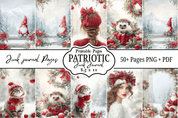 50 Christmas Junk Journal: Elevating Crafts Branding