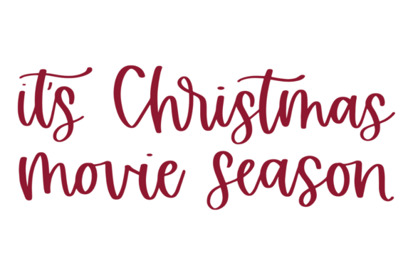 Christmas Movie Season SVG for Crafts