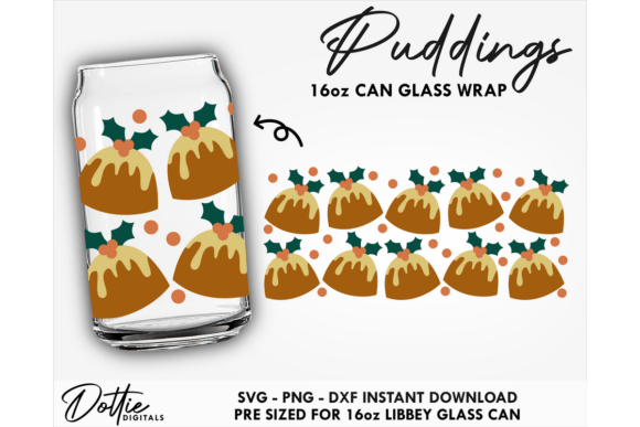 Christmas Pudding SVG for Crafts & Mugs