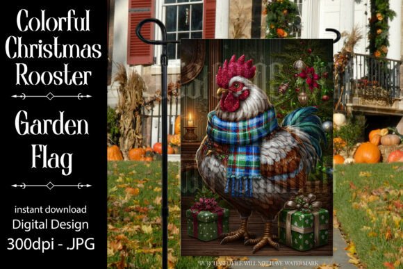 Christmas Rooster Garden Flag 19: A Crafts Review