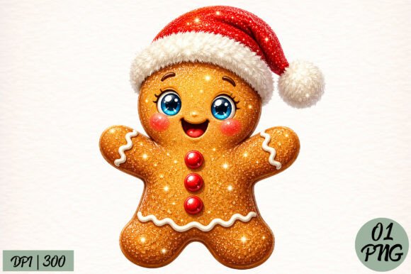Coquette Gingerbread PNG for T-Shirt Designs