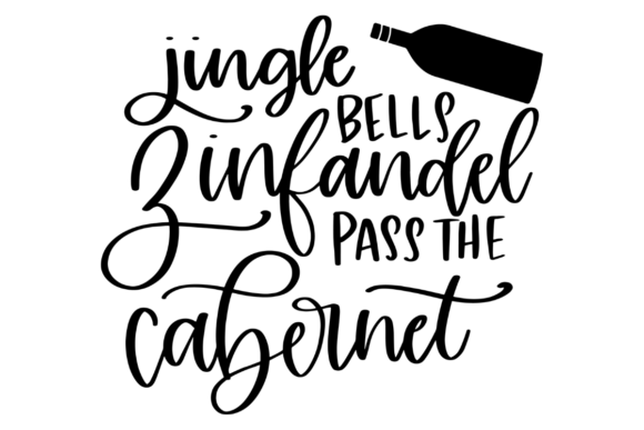 Funny Christmas Cabernet for Crafts & Branding