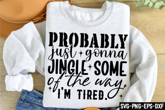 Funny Christmas Typography Design 2 for T-Shirt Designs