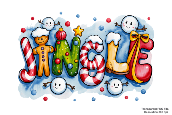 Jingle Png, Christmas, Candy Cane T-Shirt Designs