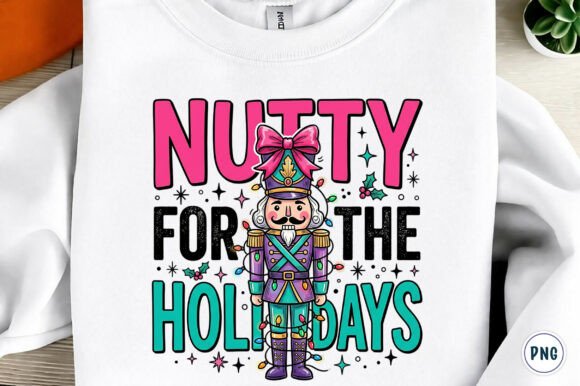 Nutty for the Holidays Christmas PNG: T-Shirt Designs
