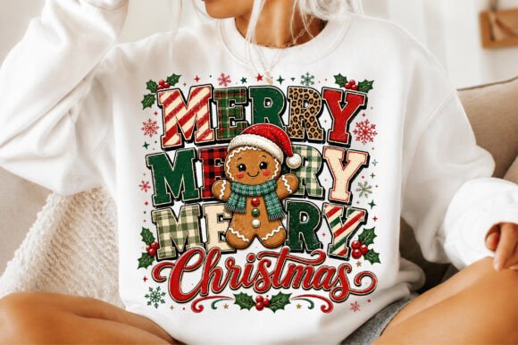 Retro Gingerbread PNG for T-Shirt Designs