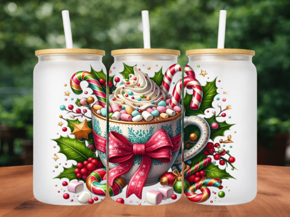 Review: Christmas Candy Cane Mug 16oz Tumbler Wraps