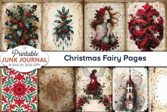 Review: Christmas Fairy Pages Junk Journal Design