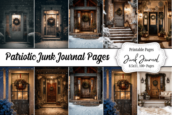 Reviewing 100 Christmas Door Junk Journals for Crafts