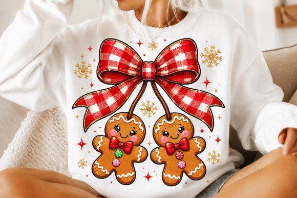 Reviewing Christmas Gingerbread Cherries Png for T-Shirt Designs