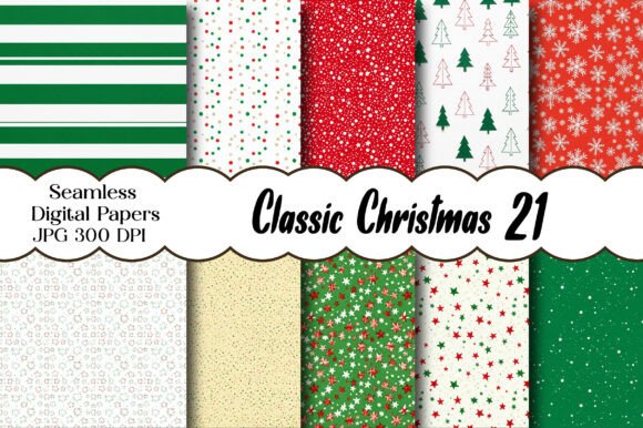 Reviewing Classic Christmas Seamless Digital Paper for Embroidery
