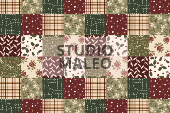 Reviewing the Christmas Patchwork Seamless Pattern