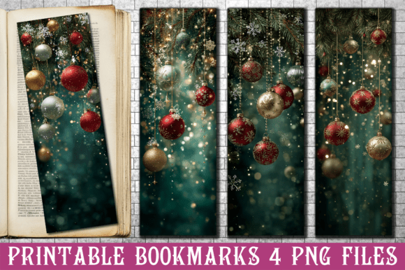 Reviewing the Elegant Christmas Ornaments Bookmark Design