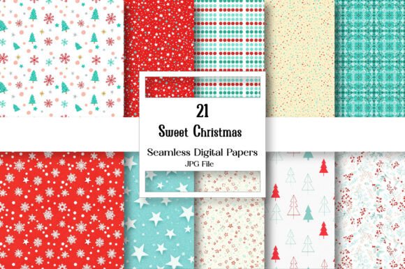 Sweet Christmas Seamless Digital Pattern Review